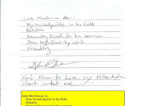 Hand-written-testimonials Gallery